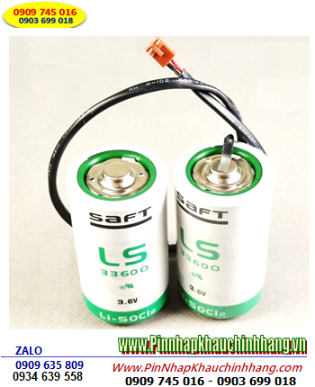 Saft LS33600, Pin Saft LS33600(2 viên ghép) D 51000mAh 3.6v (France)